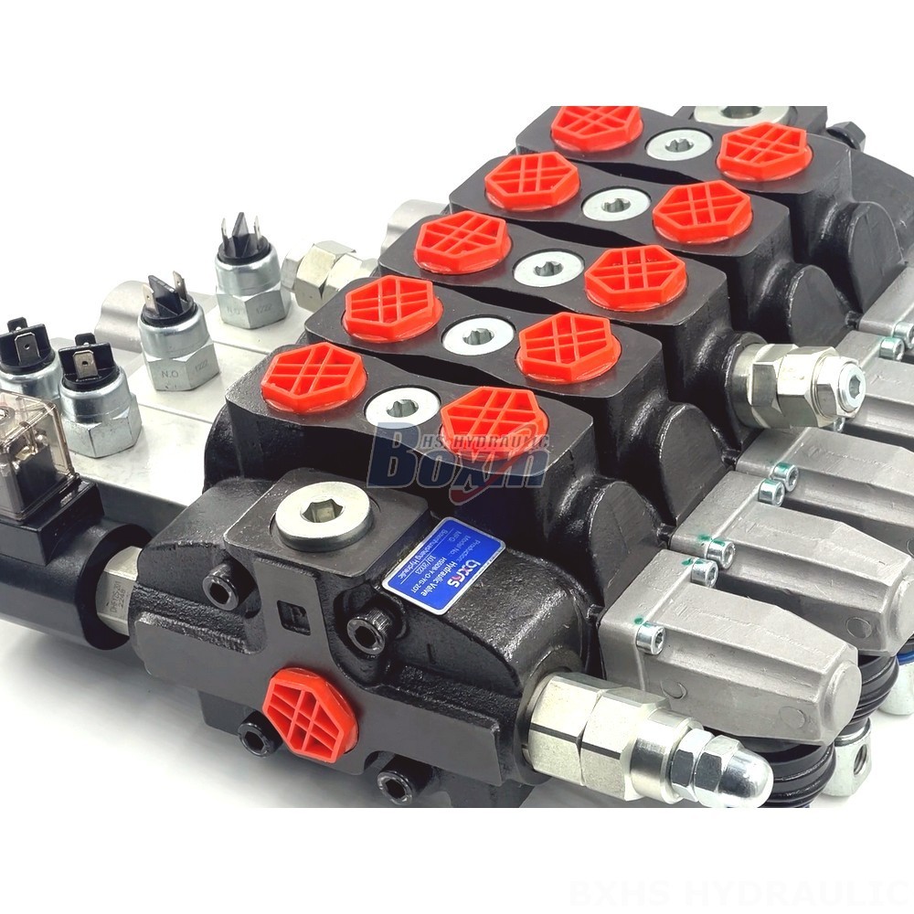 Manual Hydraulic Directional Valve: 5 Spool, Sectional - Buy Now detail image
